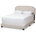 thumbnail image 1 of Baxton Studio Odette Full Size Curvaceous Standard Beds, Light Beige, 1 of 8