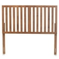 thumbnail image 1 of Oren Modern and Transitional Ash Walnut Finished Wood Queen Size Headboard, 1 of 8