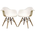 thumbnail image 1 of Baxton Studio Pascal Modern Shell Chairs, Set of 2, Multiple Colors, 1 of 3