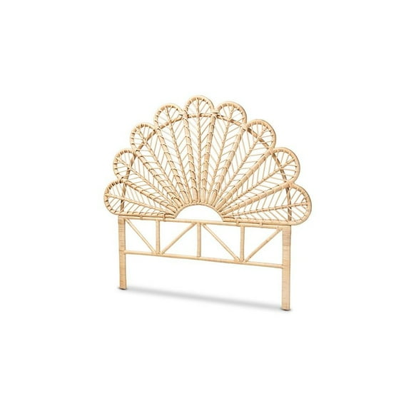 Baxton Studio Queen Modern Bohemian Rattan Standalone Headboard