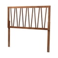 thumbnail image 1 of Baxton Studio Rahela Mid-Century Modern Ash Walnut Finished Wood Queen Size Headboard, 1 of 9