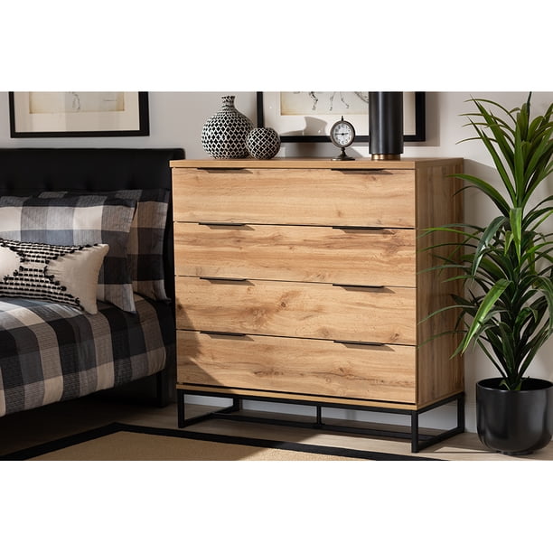 modern industrial dresser Reid 4-Drawer Dresser | Designer dressers for ecommerce