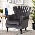 thumbnail image 1 of Baxton Studio Relena Wingback Chair, Gray, 1 of 11