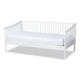 thumbnail image 1 of Baxton Studio Renata Classic and Traditional White Finished Wood Twin Size Spindle Daybed, 1 of 5