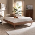 thumbnail image 1 of Baxton Studio Rina Mid-Century Modern Ash Wanut Finished Full Size Wood Bed Frame, 1 of 7