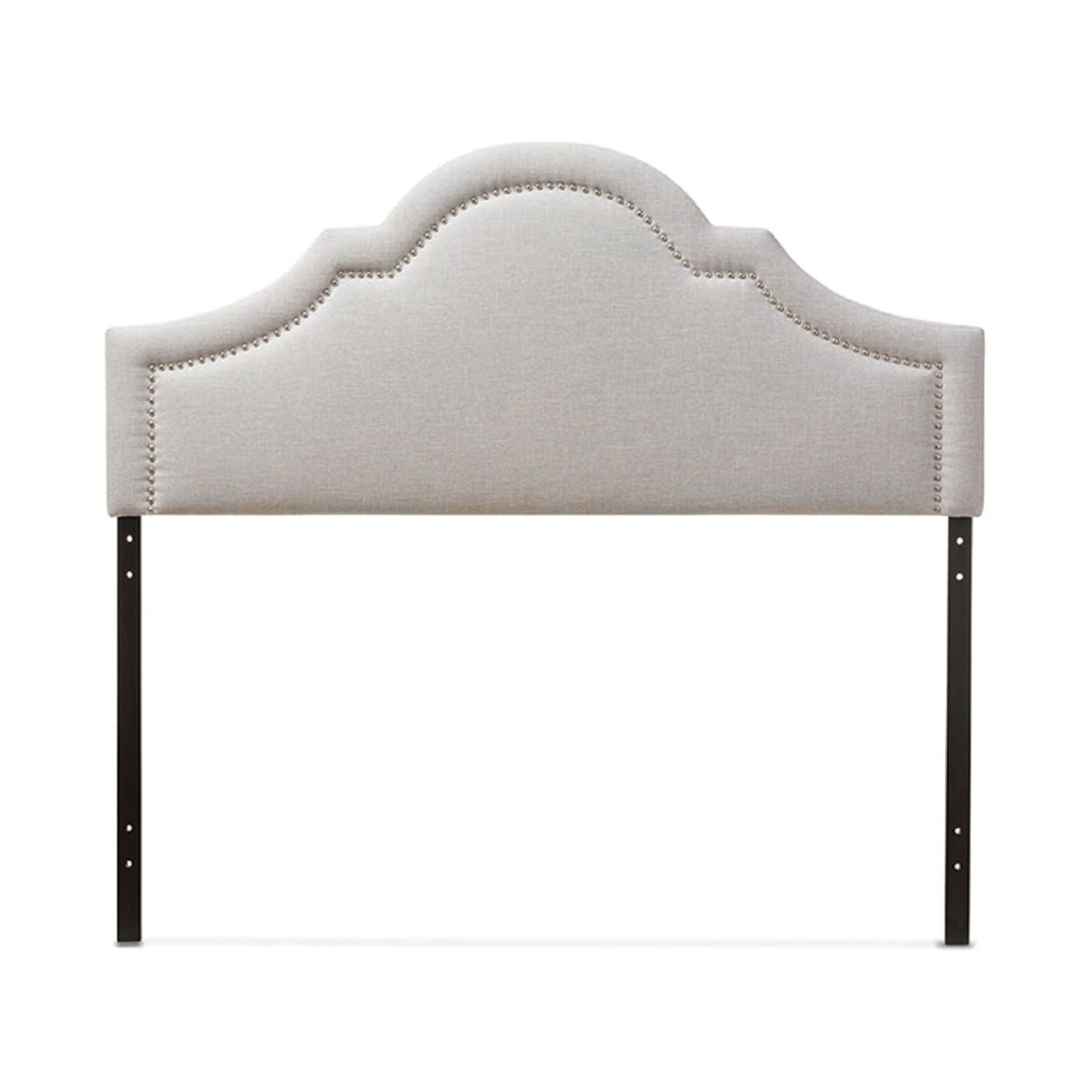 Baxton Studio Rita Modern and Contemporary Dark Grey Fabric Upholstered Queen Size Headboard Baxton Studio Rita Modern and Contemporary Dark Grey Fabric Upholstered Queen Size Headboard
