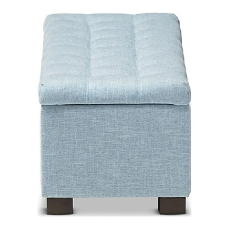 Baxton Studio Roanoke Modern and Contemporary Beige Fabric Upholstered Grid-Tufting Storage Ottoman Bench Baxton Studio Roanoke Modern and Contemporary Beige Fabric Upholstered Grid-Tufting Storage Ottoman Bench