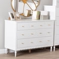 thumbnail image 1 of Baxton Studio Roni Modern Dresser, 7-Drawer, White, 1 of 10