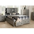 thumbnail image 1 of Baxton Studio Rosana Transitional Gray finished Wood King Size Bed, 1 of 10