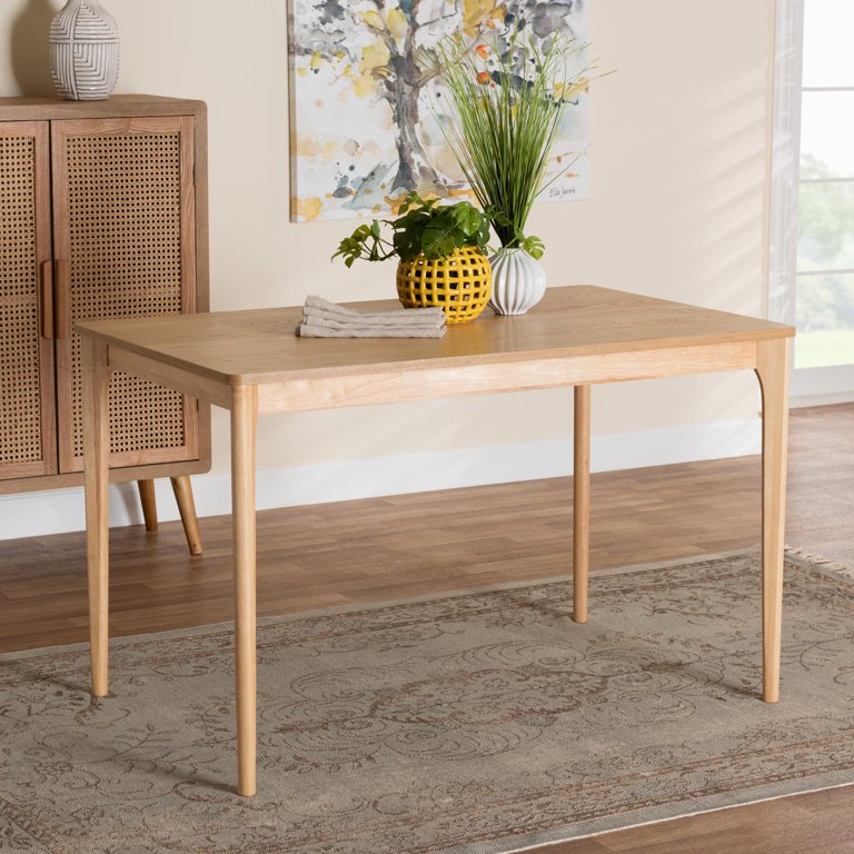 Baxton Studio Sherwin Mid-Century Modern Natural Oak Finished Wood