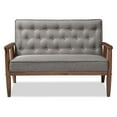 thumbnail image 1 of Baxton Studio Sorrento Loveseat, 1 of 10