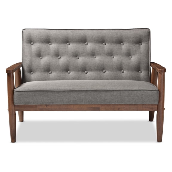 Baxton Studio Sorrento Loveseat