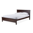 thumbnail image 1 of Baxton Studio Spuma Wood  Full Panel Bed in Cappuccino, 1 of 5