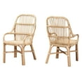 thumbnail image 1 of Baxton Studio Sumatera Modern Bohemian Natural Brown Rattan Dining Chair, 1 of 2
