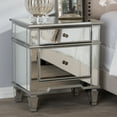 thumbnail image 1 of Baxton Studio Sussie Hollywood Regency Glamour Style Mirrored 2-Drawer Nightstand, 1 of 8