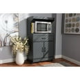 thumbnail image 1 of Baxton Studio Tannis Modern and Contemporary Dark Grey Finished Kitchen Cabinet, 1 of 7