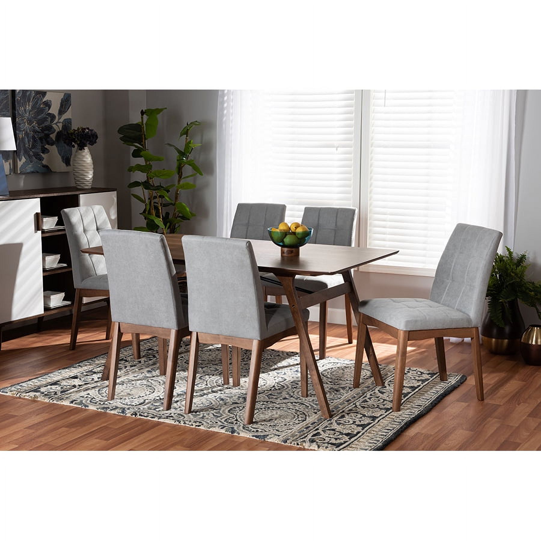 Save $311 • Baxton Studio Tara Mid-Century Modern Light Grey Fabric ...