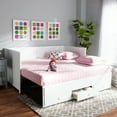 thumbnail image 1 of Baxton Studio Wood Expandable Twin Size to King Size Daybed with Storage Drawers, 1 of 9