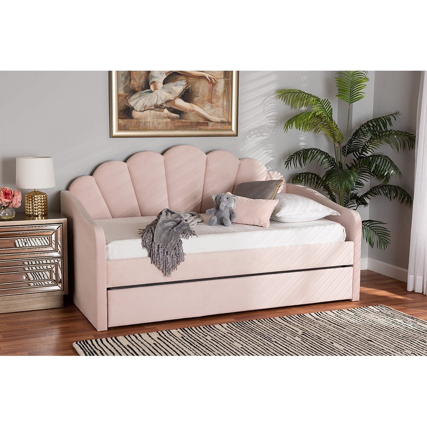 Pink full cheap size daybed