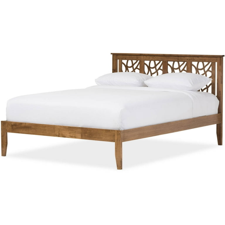 Baxton Studio Trina Contemporary Tree Branch Inspired Walnut Wood Queen Size Platform Bed Baxton Studio Trina Contemporary Tree Branch Inspired Walnut Wood Queen Size Platform Bed