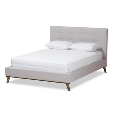 Baxton Studio Valencia Mid-Century Modern Platform Bed