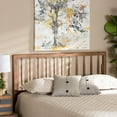 thumbnail image 1 of Baxton Studio Valin Contemporary/Modern Back Support Rubberwood Headboard, Full, Ash Walnut, 1 of 8