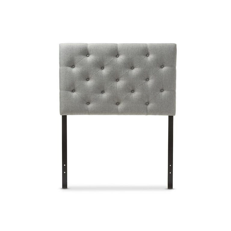 Baxton Studio Viviana Modern and Contemporary Grey Fabric Upholstered Button-tufted Full Size Headboard Baxton Studio Viviana Modern and Contemporary Grey Fabric Upholstered Button-tufted Full Size Headboard