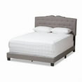 thumbnail image 1 of Baxton Studio Vivienne Upholstered Low Profile Bed, 1 of 12