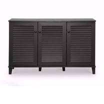 Baxton Studio Warren Espresso Shoe Cabinet