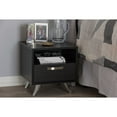Baxton Studio Warwick Modern and Contemporary Espresso Brown Finished Wood End Table