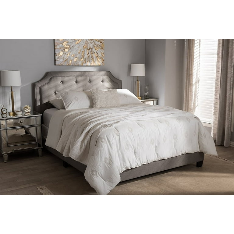 Baxton Studio Willis Modern and Contemporary Light Grey Fabric Upholstered Full Size Bed Baxton Studio Willis Modern and Contemporary Light Grey Fabric Upholstered Full Size Bed