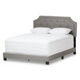 thumbnail image 1 of Baxton Studio Willis Modern and Contemporary Light Grey Fabric Upholstered King Size Bed, 1 of 7