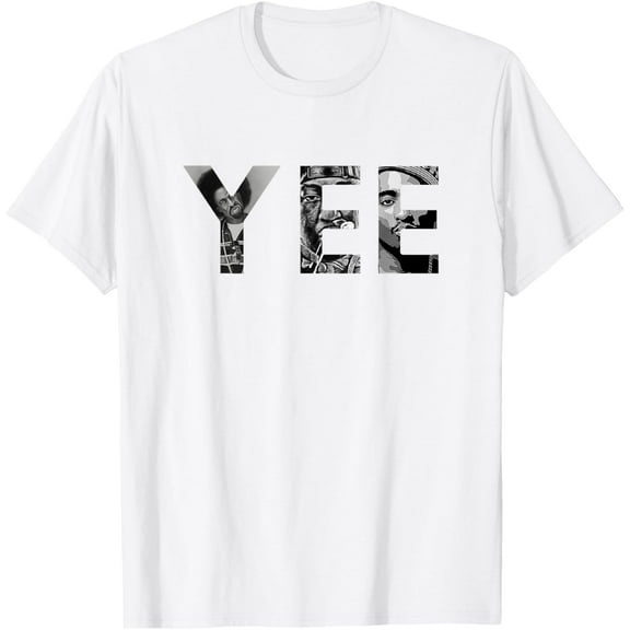 Bay Area Rap T-Shirt T-ShirtMen and women, White T-shirt, size: Extra large