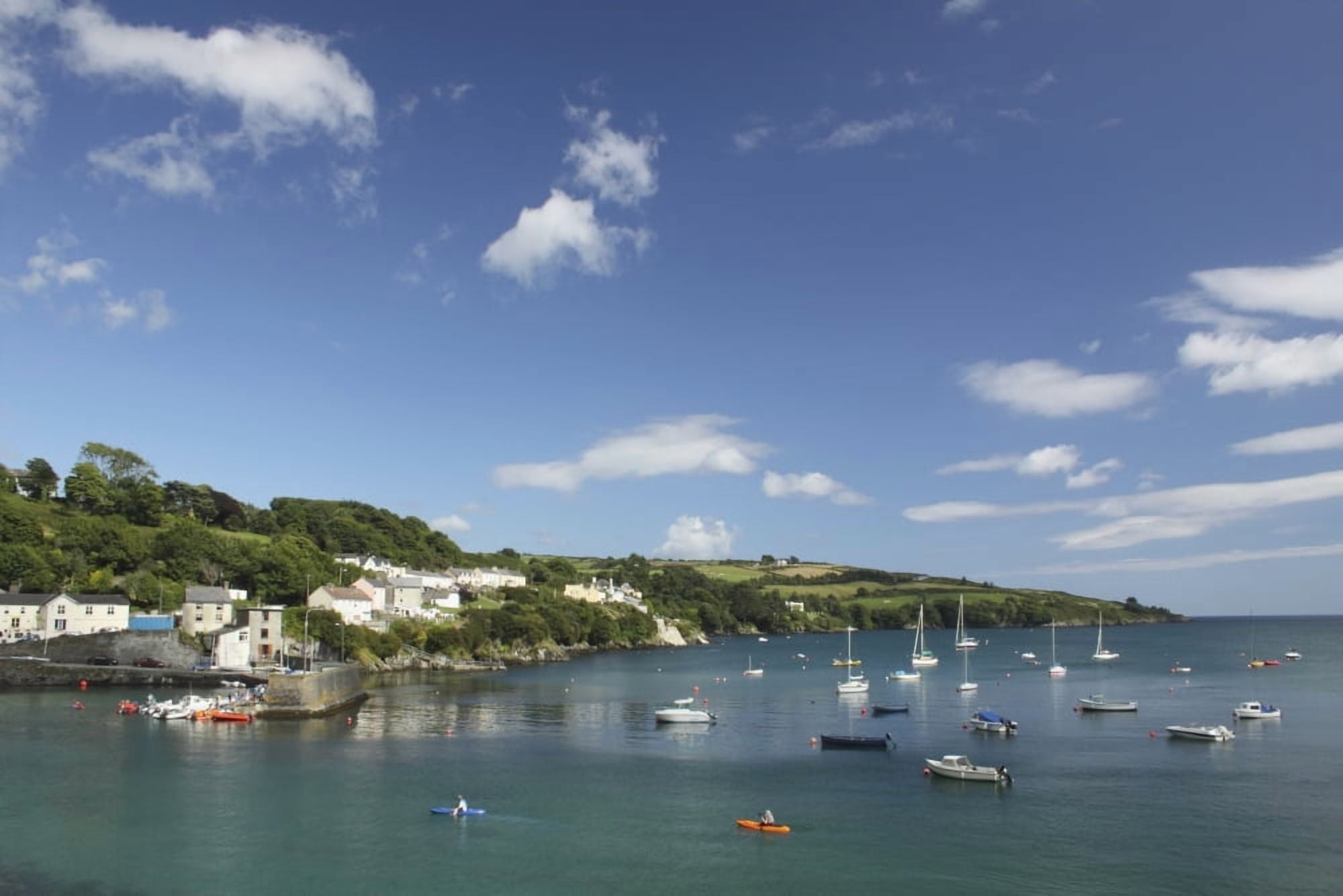 Bay Beside Glandore Village In West Cork In Munster Region Glandore County Cork Ireland Canvas Art - Trish Punch Design Pics (19 x 12)