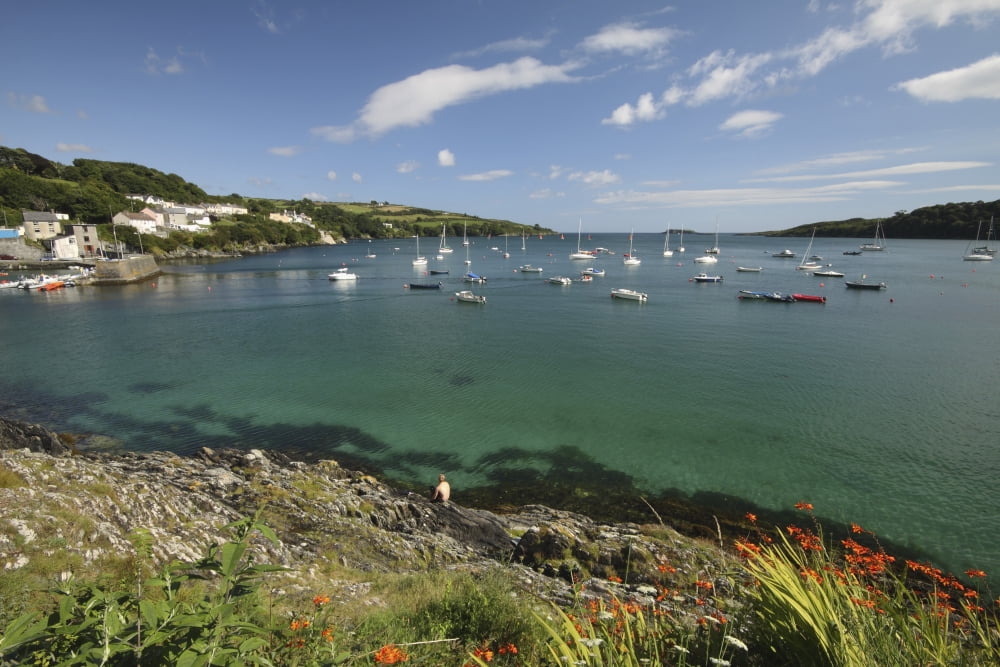 Bay Beside Glandore Village In West Cork In Munster Region Glandore County Cork Ireland Canvas Art - Trish Punch Design Pics (19 x 12)