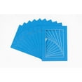 thumbnail image 1 of Bay Blue Acid Free 10x12 Picture Frame Mats with White Core Bevel Cut for 8x10 Pictures - Fits, 1 of 4