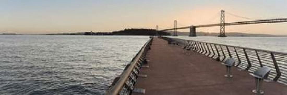 Bay Bridge Pano - 106 Canvas Art - Alan Blaustein (12 x 36)