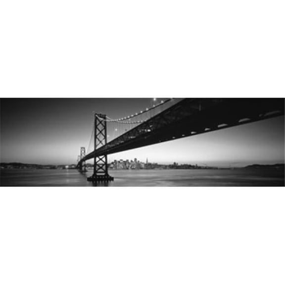 Bay Bridge San Francisco Ca USA Poster Print, 36 x 12