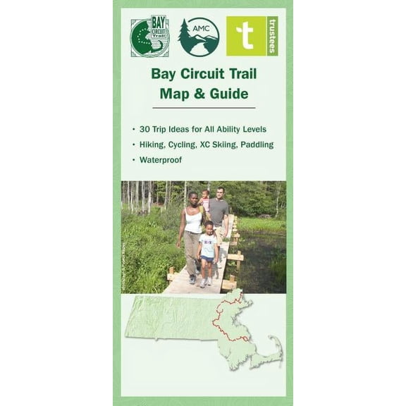 Bay Circuit Trail Map & Guide (Edition 1) (Sheet map, folded)