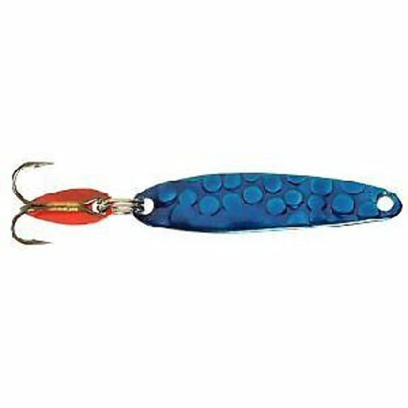 Bay De Noc 3ANB 1 1/2-Inch Swedish Pimple Jig, 1/5-Ounce, Hamm Blue