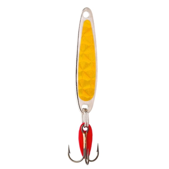 Bay De Noc 3ZY 1-1/2-Inch Swedish Pimple Jig, 1/5-Ounce, Prism Yellow