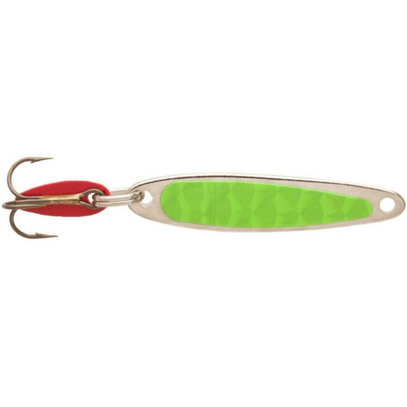 Bay De Noc 5CH 1-7/8-Inch Swedish Pimple Jig, 1/3-Ounce, Chartreuse