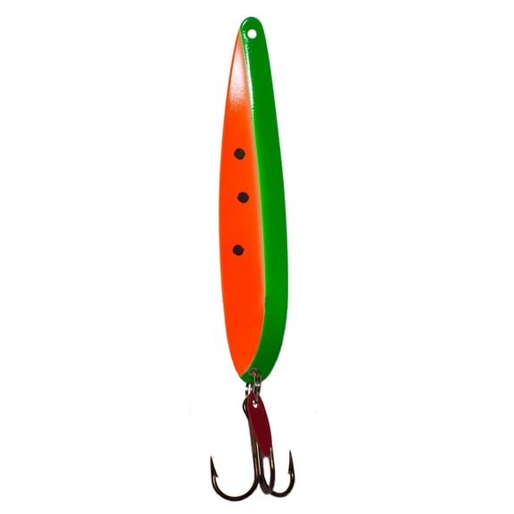 Bay de Noc Laker Taker Trolling/Casting Spoon 1oz Painted Watermelon