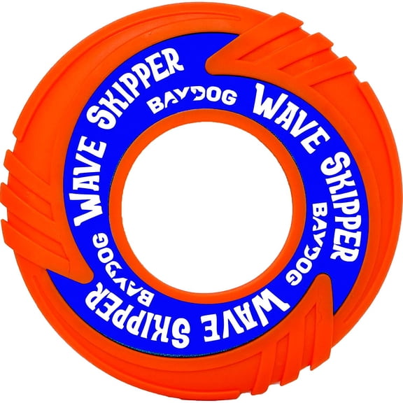 Bay Dog WSORG WaveSkipper Dog Toy, Orange