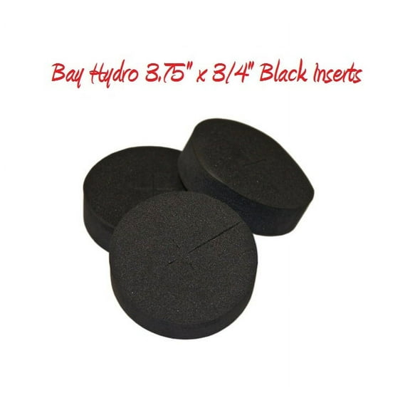 Bay Hydro 3.75" X 3/4" FIRM Black Neoprene Inserts 20pc