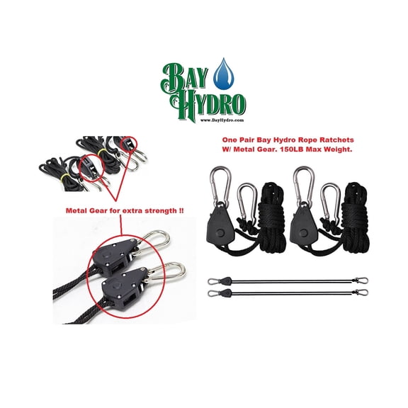 Bay Hydro Rope Ratchets W/ Metal Gears