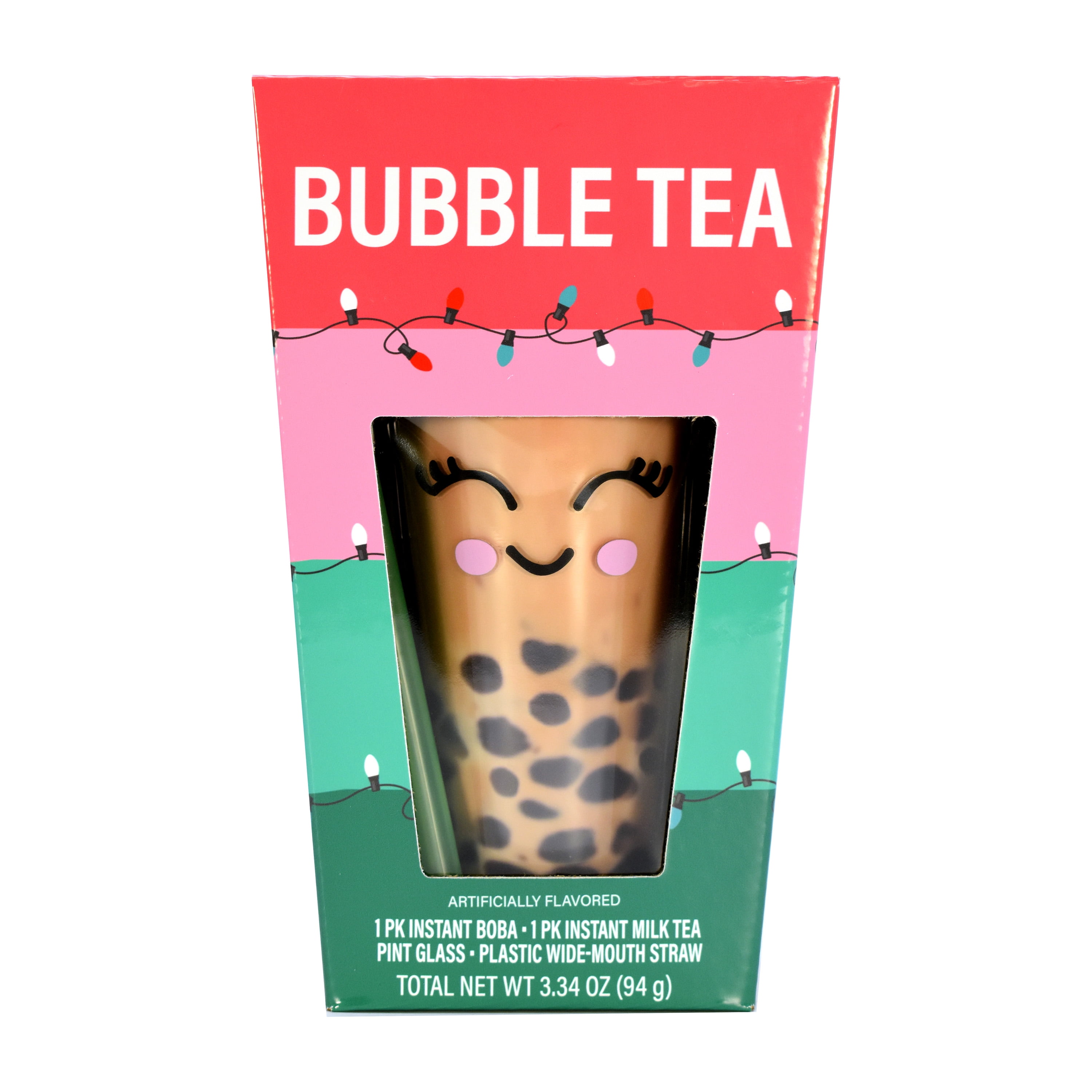 Bay Island Bubble Tea with Instant Boba Milk Tea Gift Set, 3.34oz