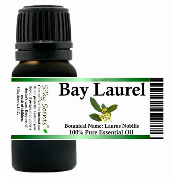 Bay Laurel Essential Oil 15 ml (1/2 fl oz) - 100% Pure and Natural by Silky Scents