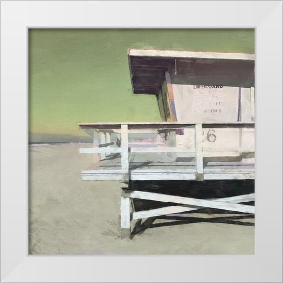 Bay, Noah 12x12 White Modern Wood Framed Museum Art Print Titled - California Rescue