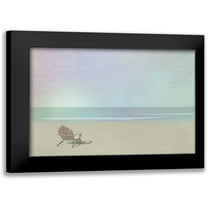 Bay, Noah 14x11 Black Modern Framed Museum Art Print Titled - Serene Beach
